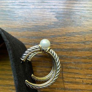 Designer Inspired Cable Loop Pierced Earrings